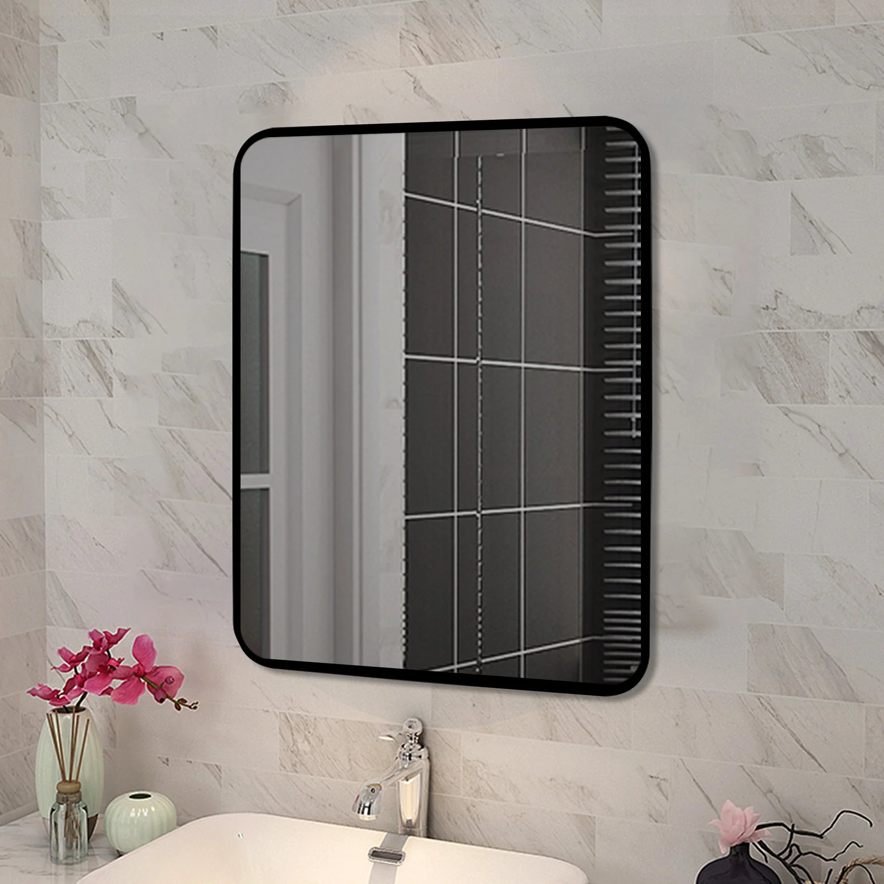 Soft Square mirror with Frame