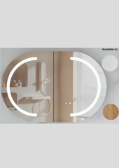 Mystic 900x600mm Shaving Cabinet with or without LED