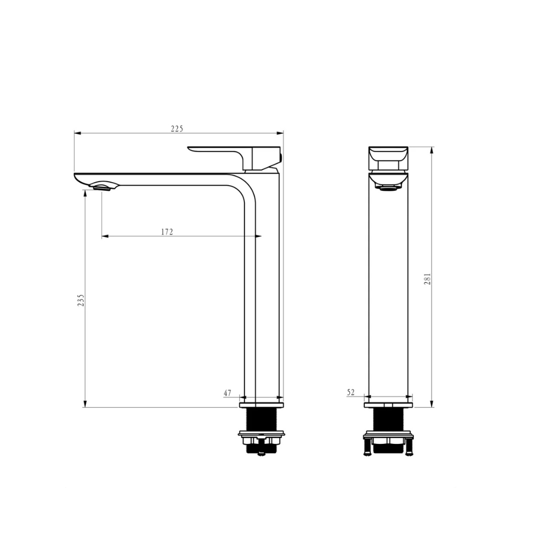 Oskar Tall Basin Mixer