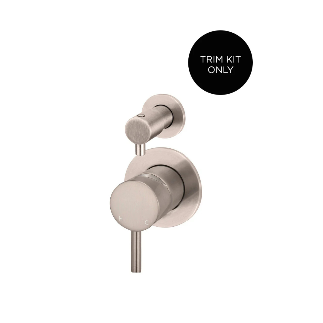 Meir - Round Diverter Mixer Trim Kit (In-wall Body Not Included)