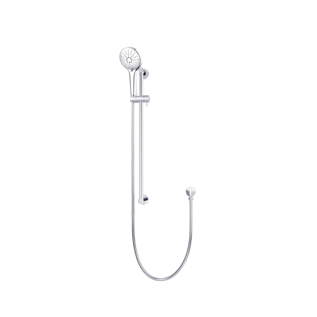 Meir - Round Three Function Hand Shower on Rail Column