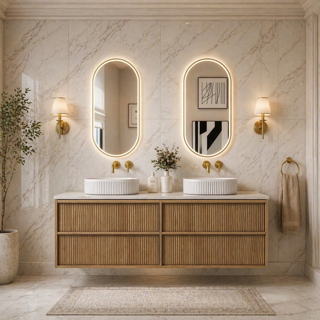 Venetta Fluted 1800mm Vanity