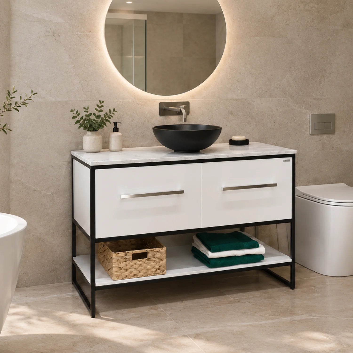 Viana 1200mm Freestanding Vanity