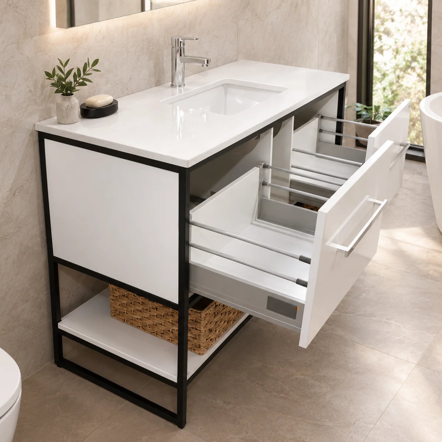 Viana 1200mm Freestanding Vanity