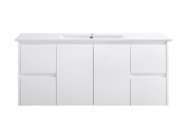 Willo White Wall Hung Vanity 600mm - Cabinet Only