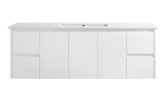 Willo White Wall Hung Vanity 600mm - Cabinet Only