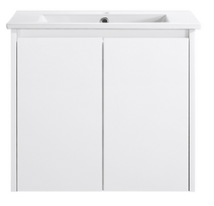 Willo White Wall Hung Vanity 600mm - Cabinet Only