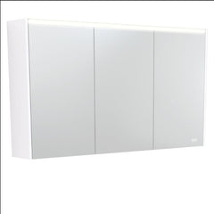 LED Mirror Cabinet with Coloured Side Panels and Interior