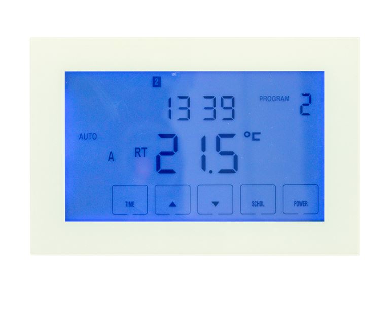 Premium Look Digital Floor Heating Thermostat Avaible in White or Black