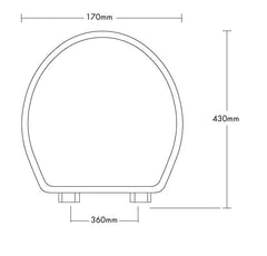Claremont Floor Mounted Pan & Seat + Geberit In-wall Cistern + Traditional Flush Plate