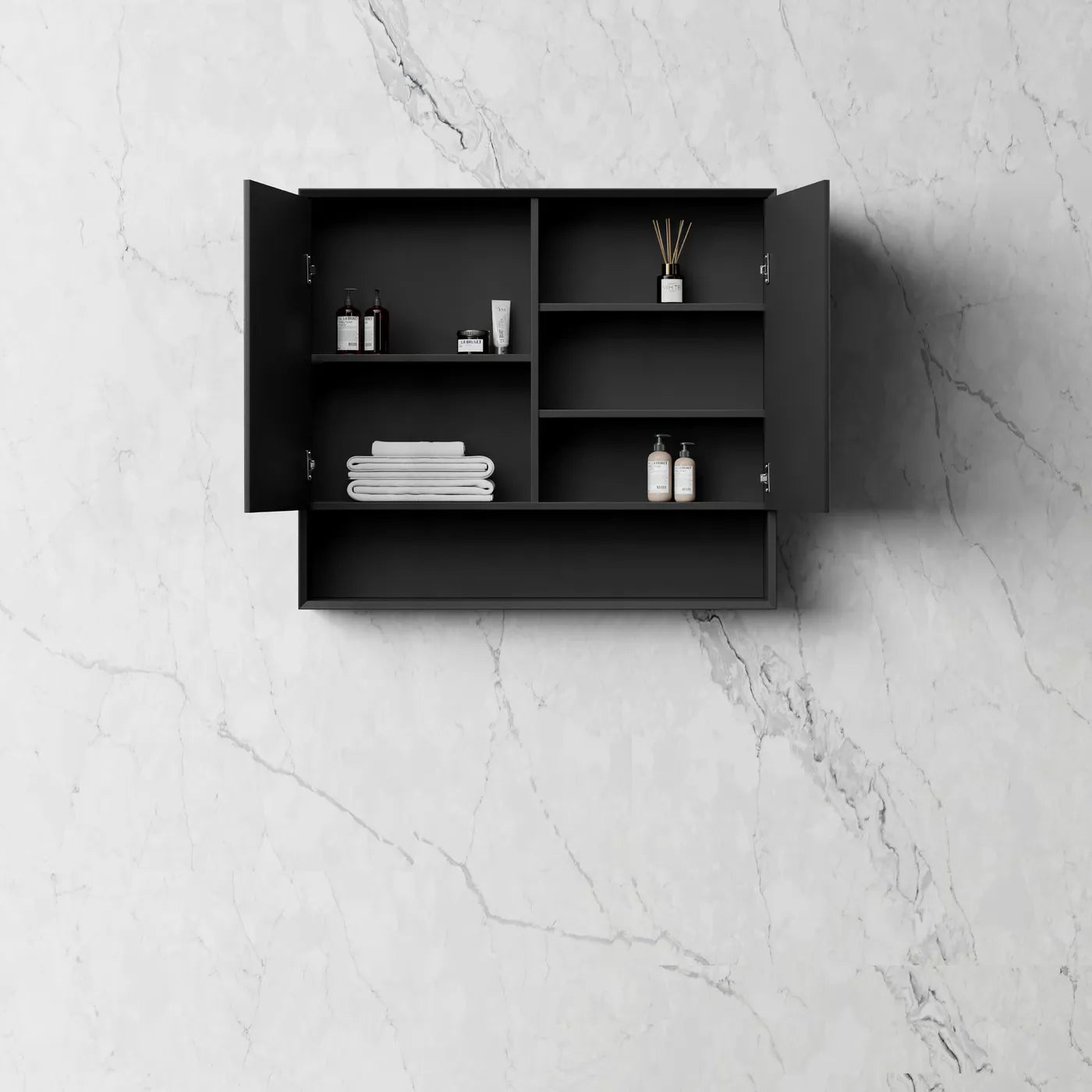 Otti Mitered Shaving Cabinet with Shelf