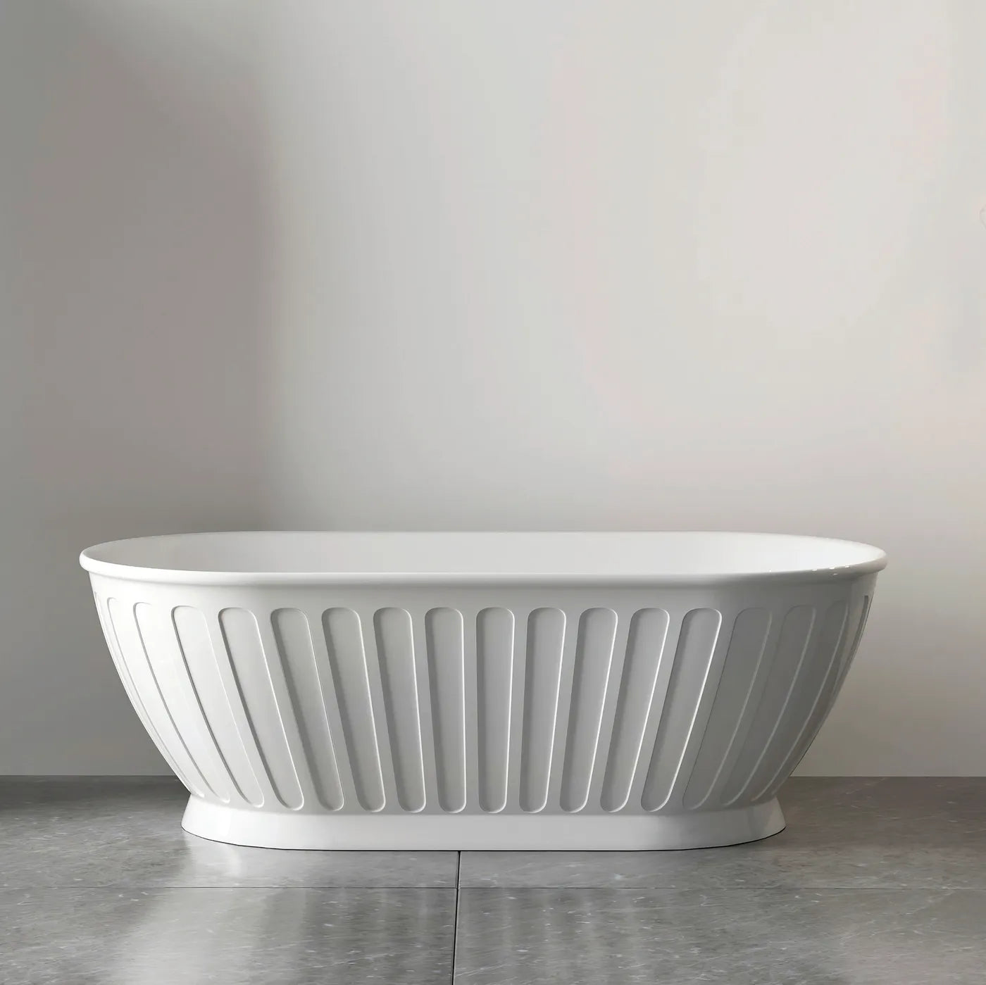 KENSINGTON FREESTANDING BATH 1500mm Gloss White