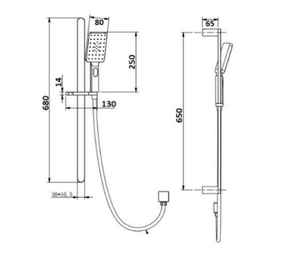 Kasten - Shower on Rail