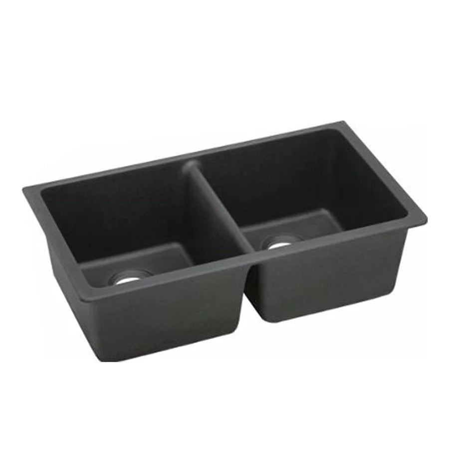 Kitchen Sink Granite Stone Under Mount Double Bowls OX8347.KS