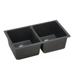 Kitchen Sink Granite Stone Under Mount Double Bowls OX8347.KS