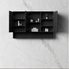 Marloo Matte Black Shaving Cabinet