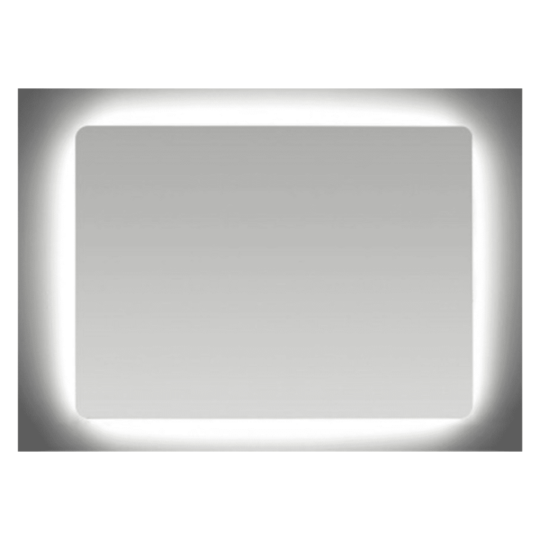 Moonlight Backlit mirror (Curved rectangular)