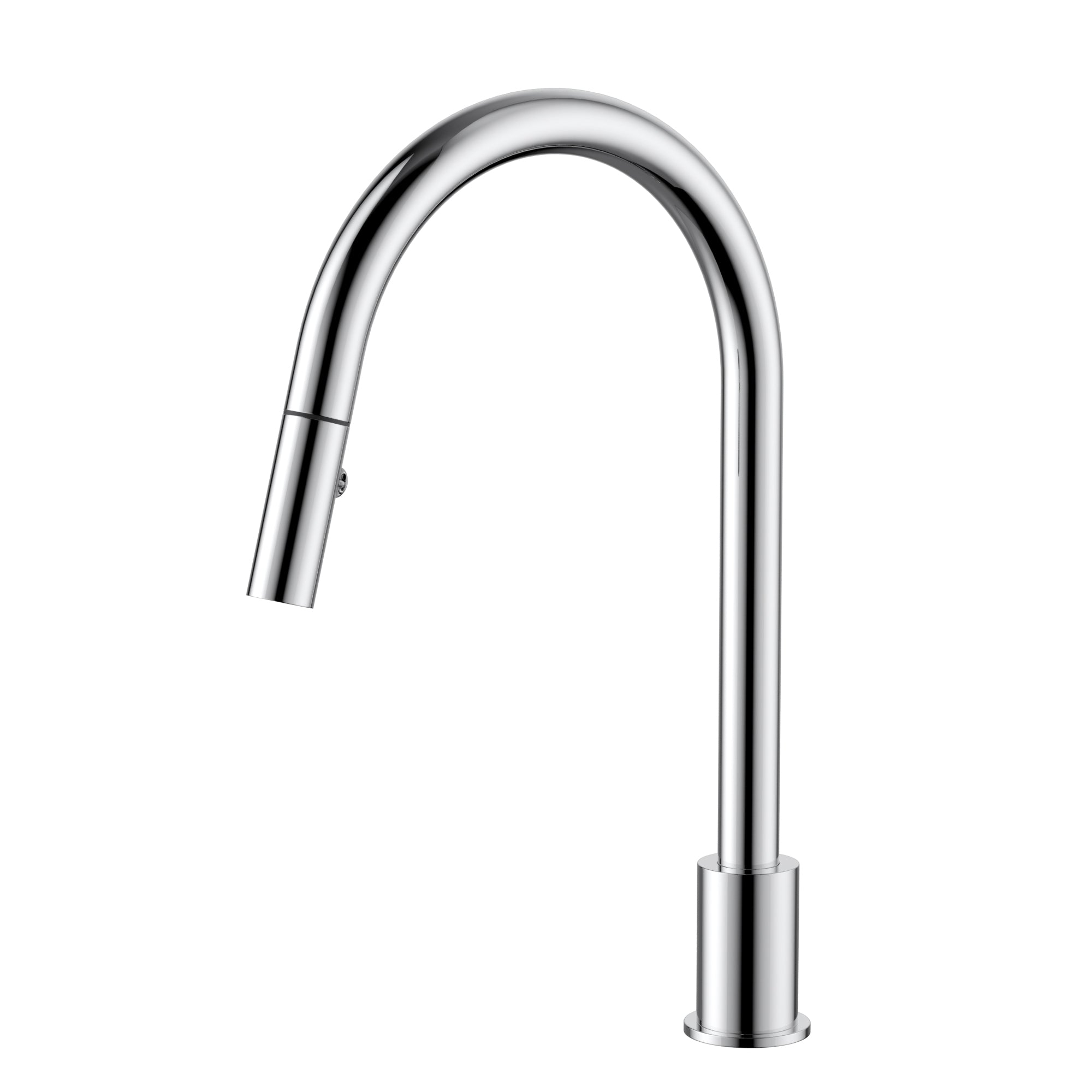 Kitchen hob spout with pull out nozzle