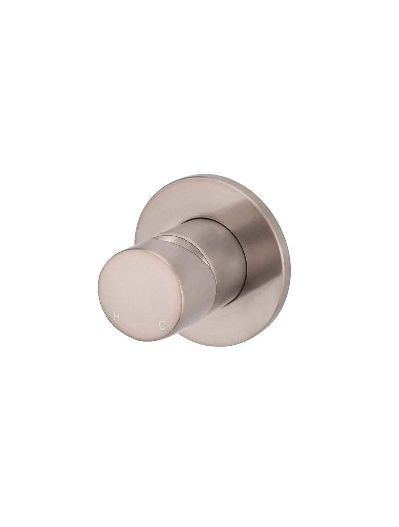 Round Wall Mixer Pinless Handle Finish Kit