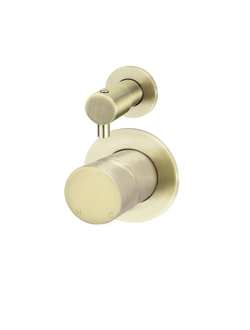Round Diverter Mixer Pinless Handle Finish Kit
