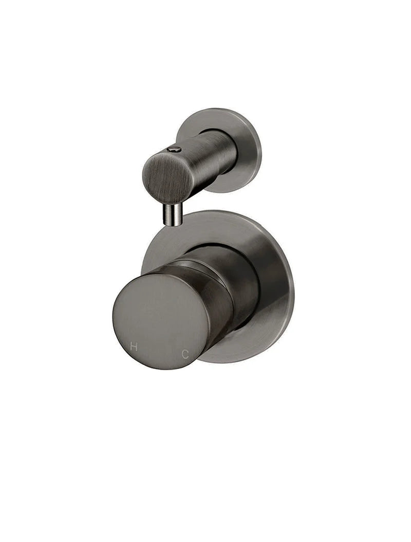 Round Diverter Mixer Pinless Handle Finish Kit