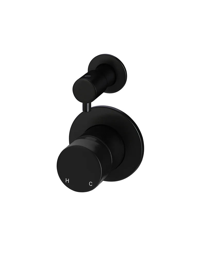 Round Diverter Mixer Pinless Handle Finish Kit