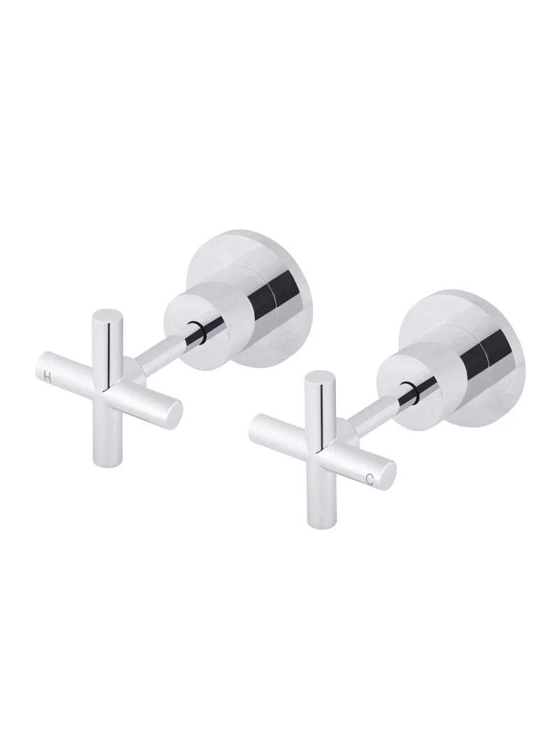 Meir - Round Cross Handle Jumper Valve Wall Top Assemblies