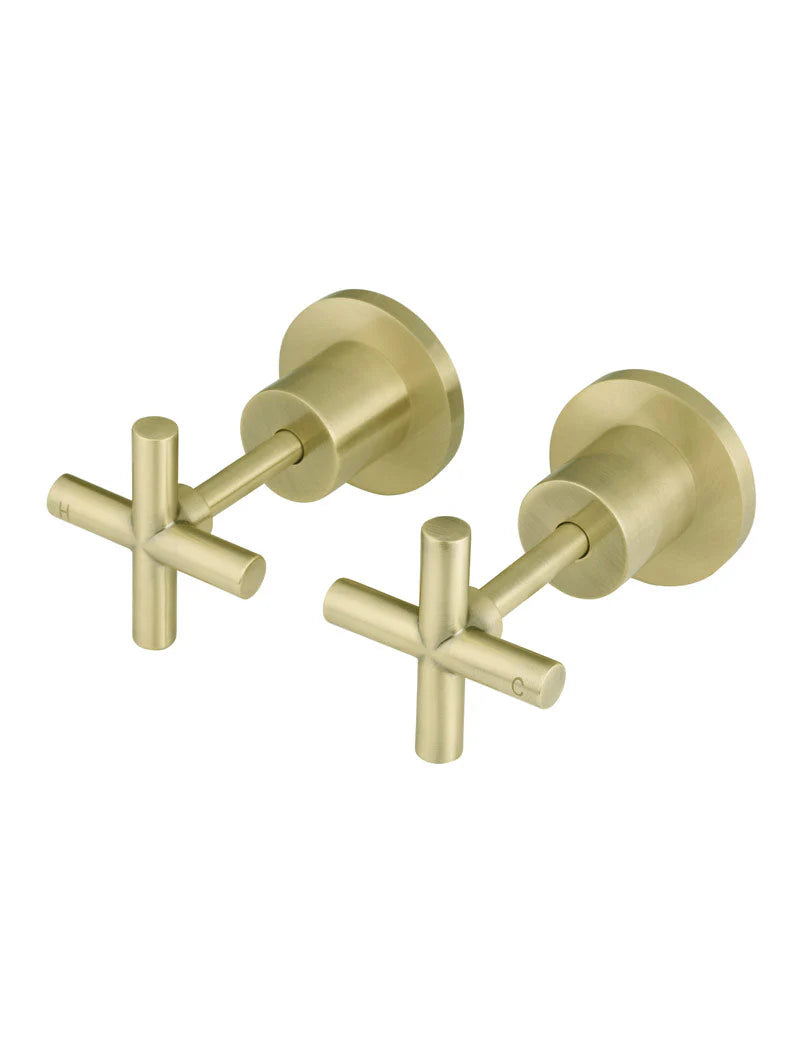Meir - Round Cross Handle Jumper Valve Wall Top Assemblies