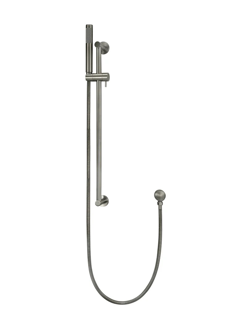 Round Hand Shower on Rail Column