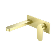 Ecco Wall Basin/Bath Mixer with Back Plate