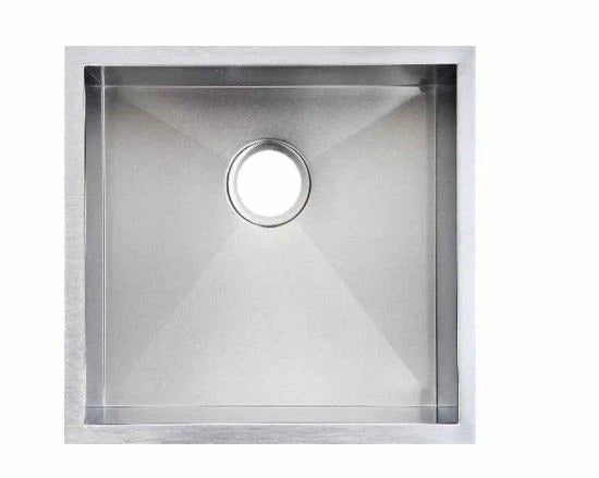Handmade Single Bowl Sink for Flush Mount and Undermount TWM8