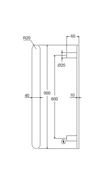 Flat Heated Towel Rail Vertical Mounting - 7 Colours Available
