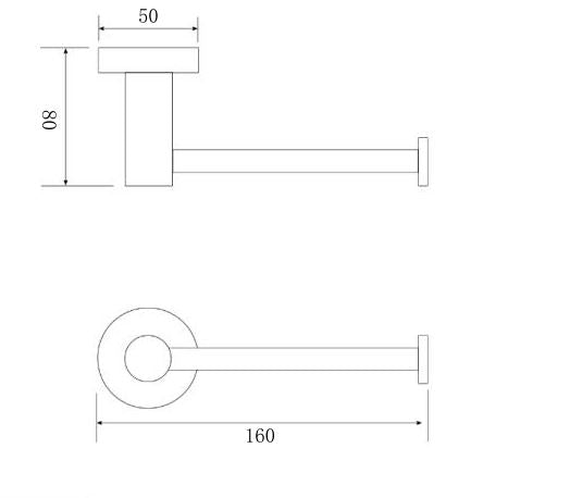 'STEEL' Toilet Paper Holder