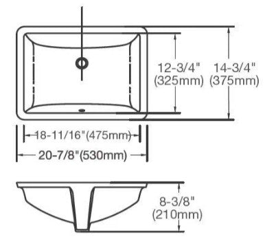 Undermount Basin - UB-824