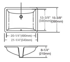 Undermount Basin - UB-825