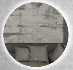 Round back-lit LED Mirror Available in multiple sizes