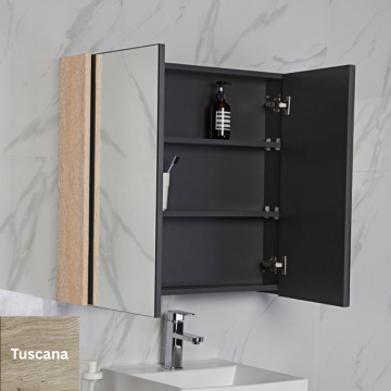 Bella Shaving Cabinet with Coloured Side Panels
