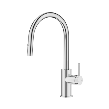 Mica Pull Down Goose Neck Sink Mixer - 6 Colours Available