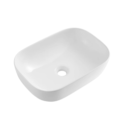 460X330X140MM WHITE ABOVE COUNTER CERAMIC BASIN