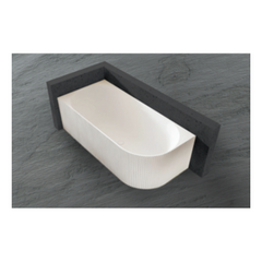 Anika Fluted Corner Baths - 1500/1700 Options