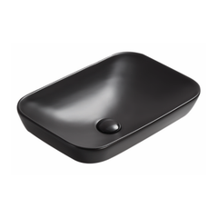 Rectangular Semi Inset Basin 515x340x65MM(lip) - Available in Gloss/Matte White and Matte Black