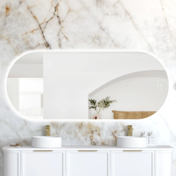 Noosa Backlit Frameless LED Mirror