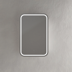 LED Florence Shaving Cabinet Matte White - 900x6000MM