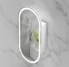 Noble 450x900mm Pill Shaving Cabinet with or without LED
