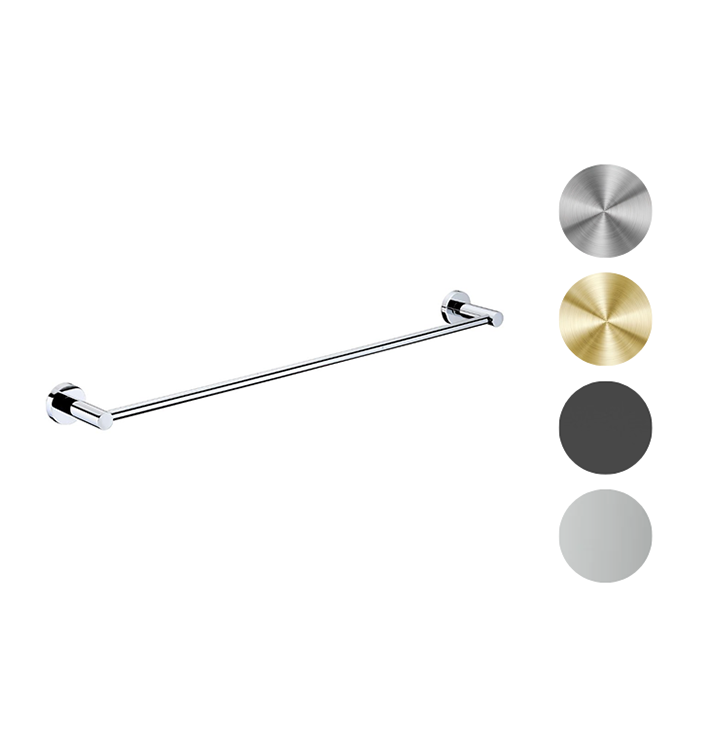'STEEL' 600/750mm Single Towel Rail
