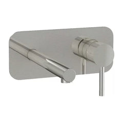 Shea Wall Plate Mixer Brushed Nickel