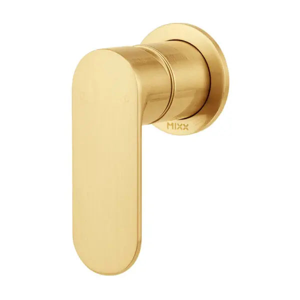 Saffron Shower Mixer (60MM Backplate) Brushed Brass