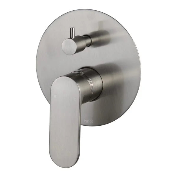 Saffron Shower Diverter Mixer Brushed Nickel