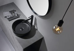 Dove 360mm Round Basin Matte Black