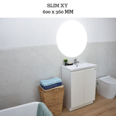 Slim XY 600mm Bathroom Vanity Freestanding
